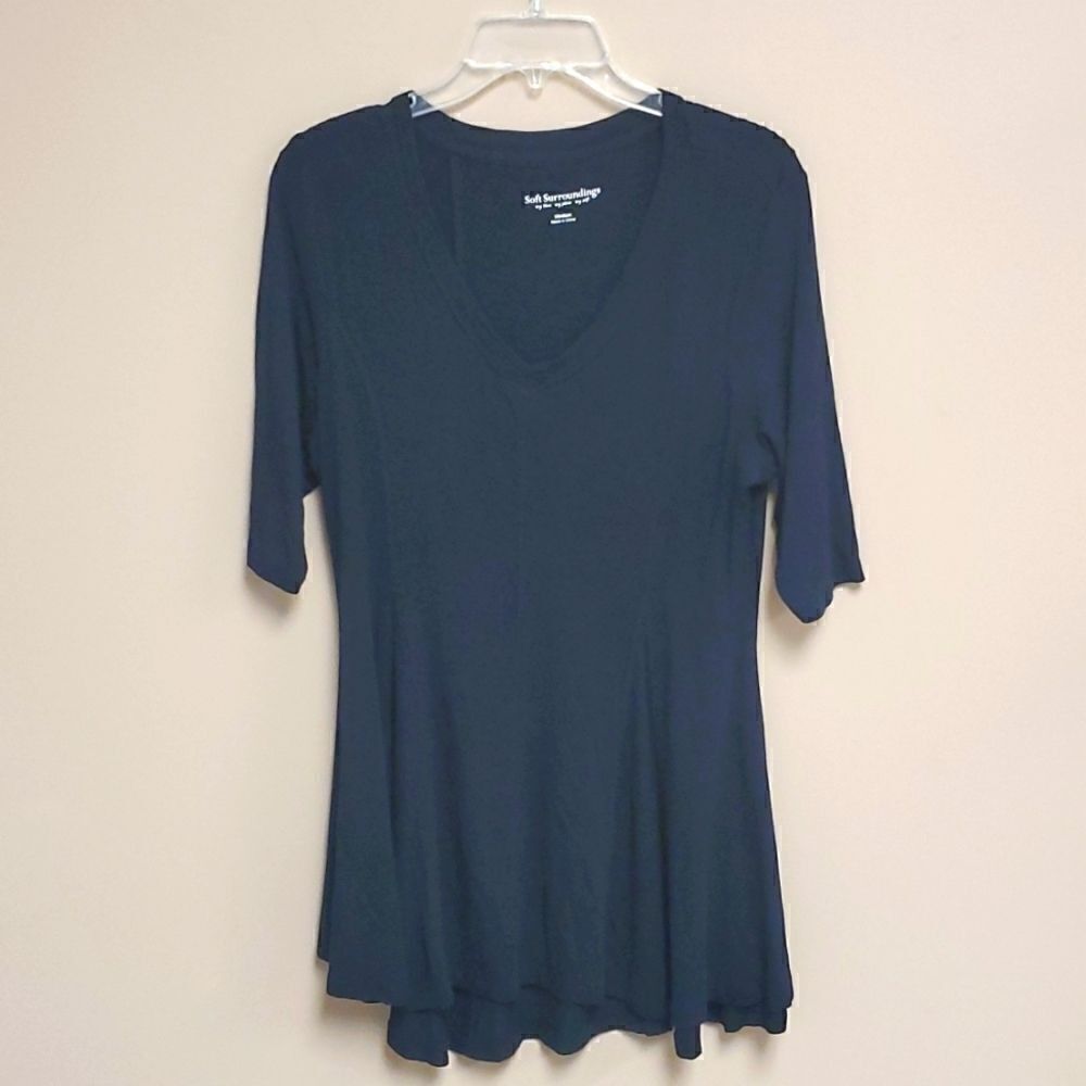 SOFT SURROUNDINGS Peplum Tunic Shirt - Size Medium‎